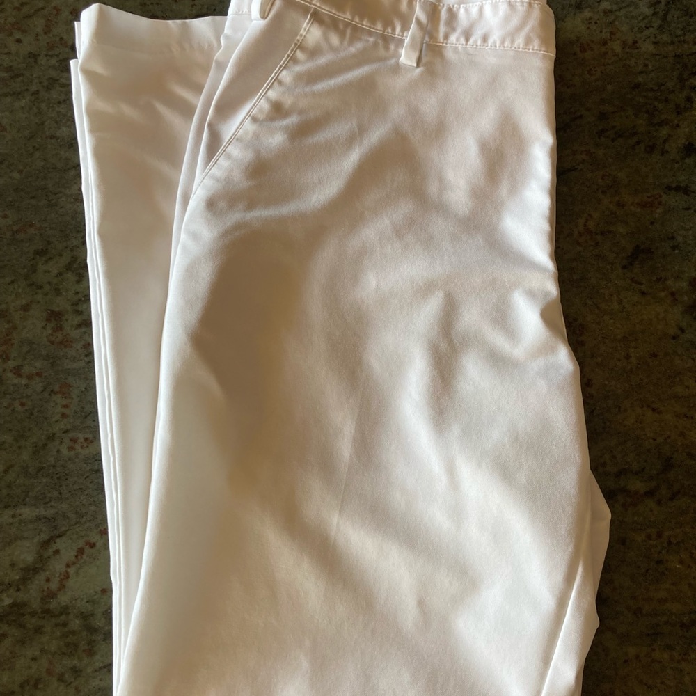 Adidas White Golf Pants